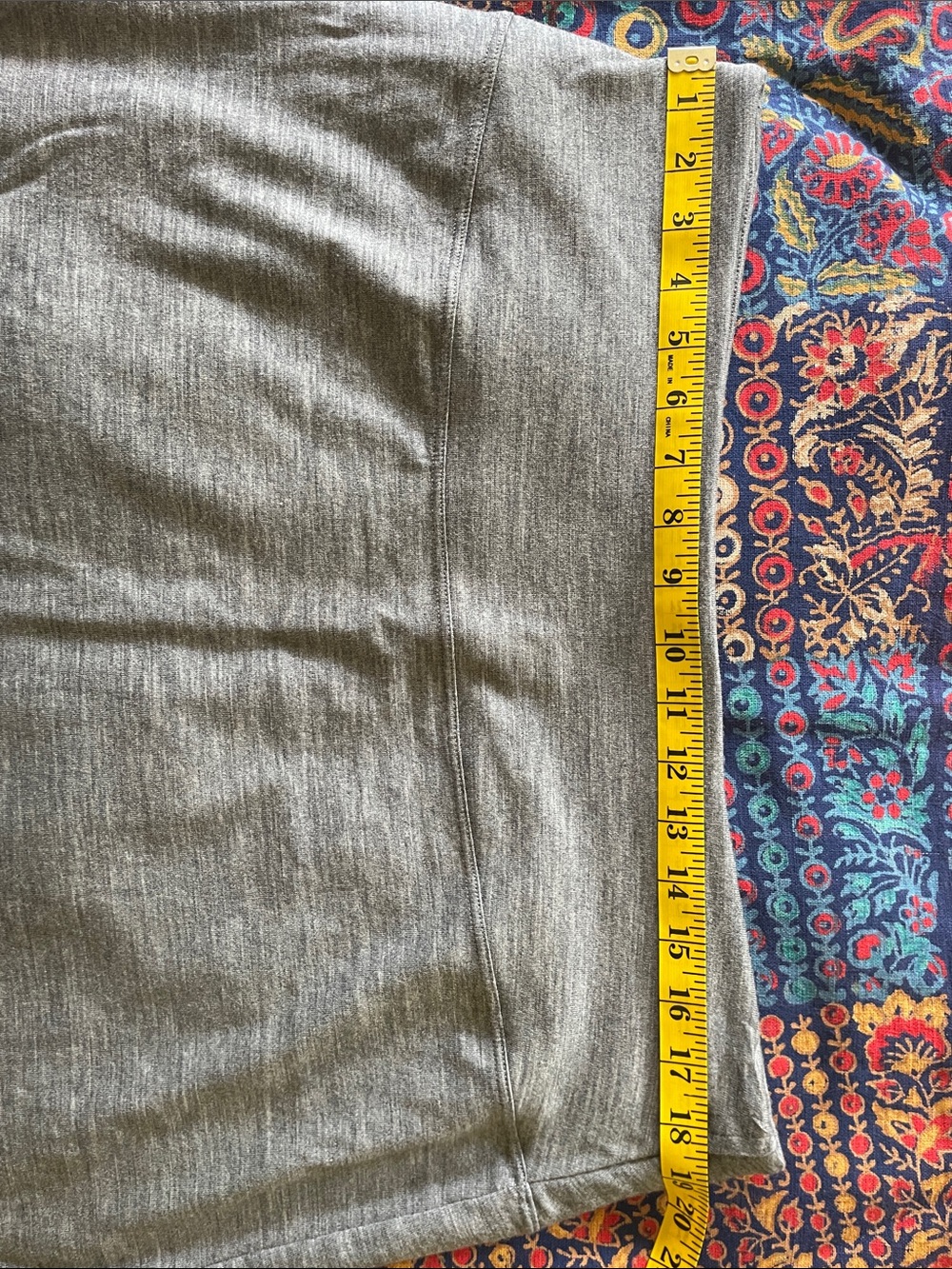Woolx Heathered Gray Monroe Skirt XL - Picture 4 of 5